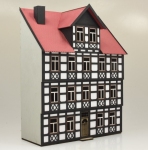 Die Modellbahnwerkstatt 1926 - 0 - Halbrelief Harzer Stadt-Fachwerkhaus, dreistöckig